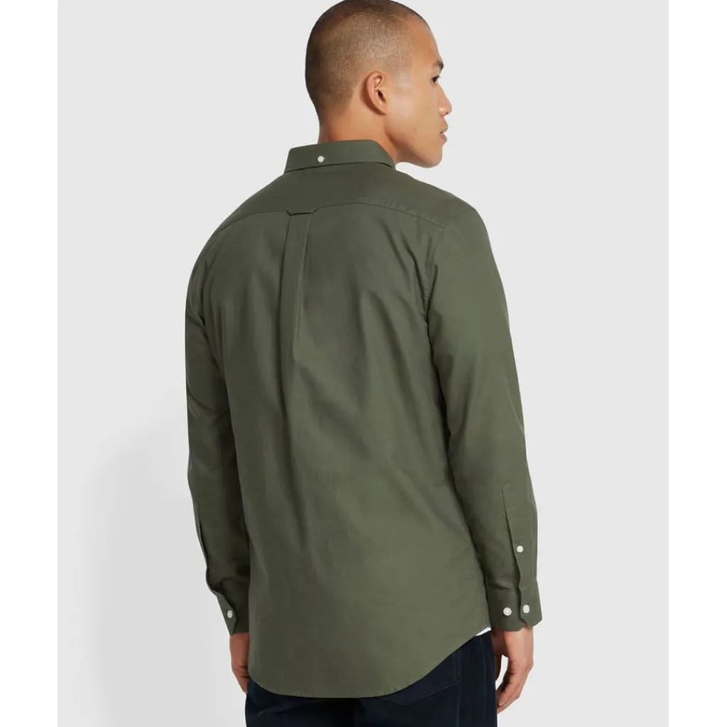 Shirts*Farah Brewer Slim-Fit Shirt in Green