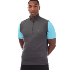 Coats And Jackets*Farah Clint Midlayer Gilet in Grey
