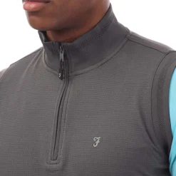 Coats And Jackets*Farah Clint Midlayer Gilet in Grey