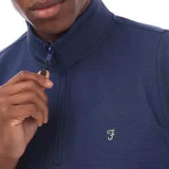 Coats And Jackets*Farah Clint Midlayer Gilet in Blue
