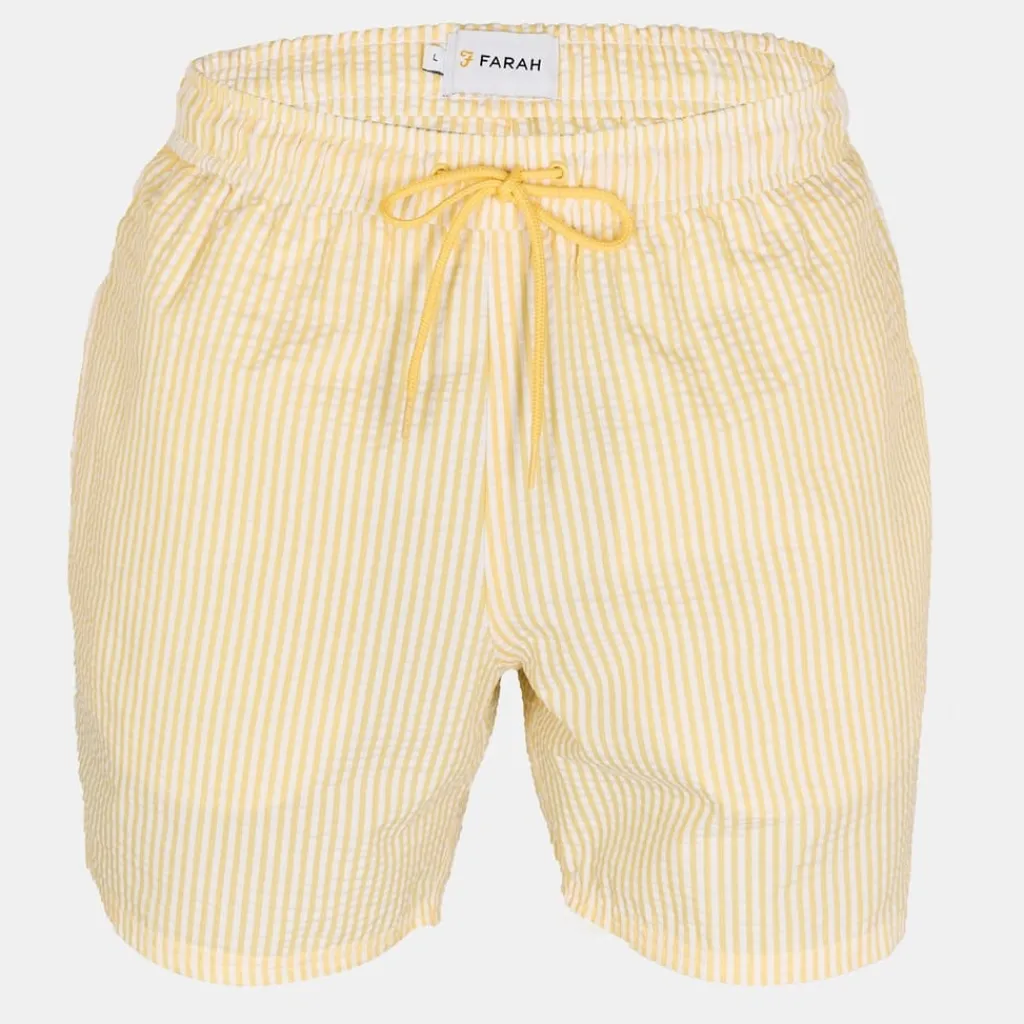 Shorts*Farah Colbrt Ss Swim in Yellow