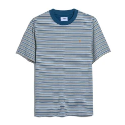 T-Shirts And Vests*Farah Danny Stripe T-Shirt in Grey