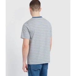 T-Shirts And Vests*Farah Danny Stripe T-Shirt in Grey