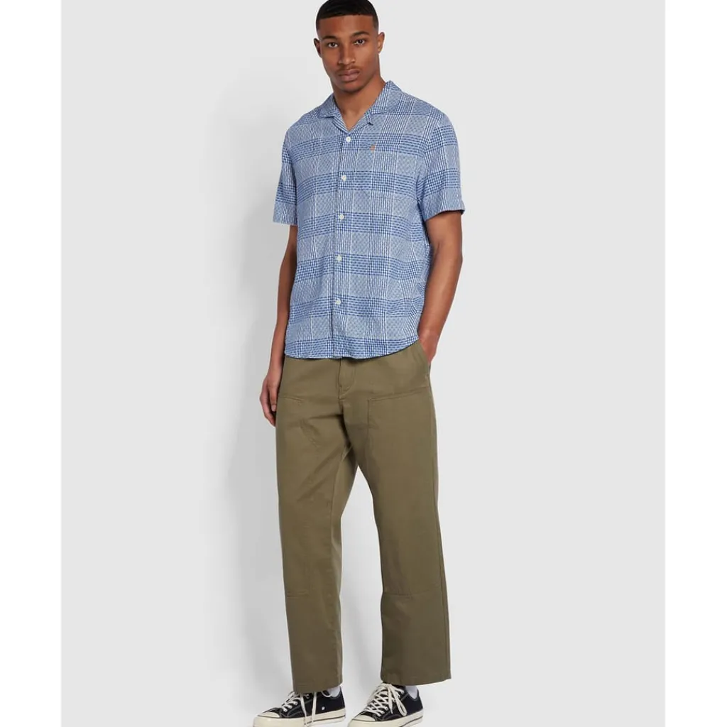 Shirts*Farah Exodus Shirt in Blue