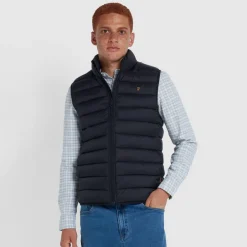 Coats And Jackets*Farah Joel Wadded Gilet in Black