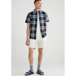 Shirts*Farah Kele Bold Check Shirt in Navy