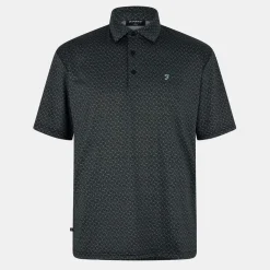 Polo Shirts*Farah Lewis Polo in Black