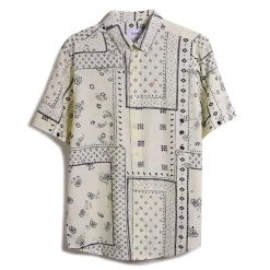 Shirts*Farah Marcus Print Shirt in Ecru