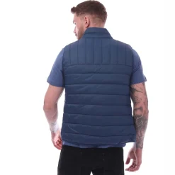 Coats And Jackets*Farah Mens Arsenal Wadded Gilet in Dark Blue