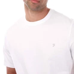 T-Shirts And Vests*Farah Mens Eddie Crew T-Shirt in White