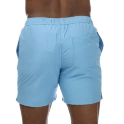 Shorts*Farah Mens Owen Plain Swim Short in Blue