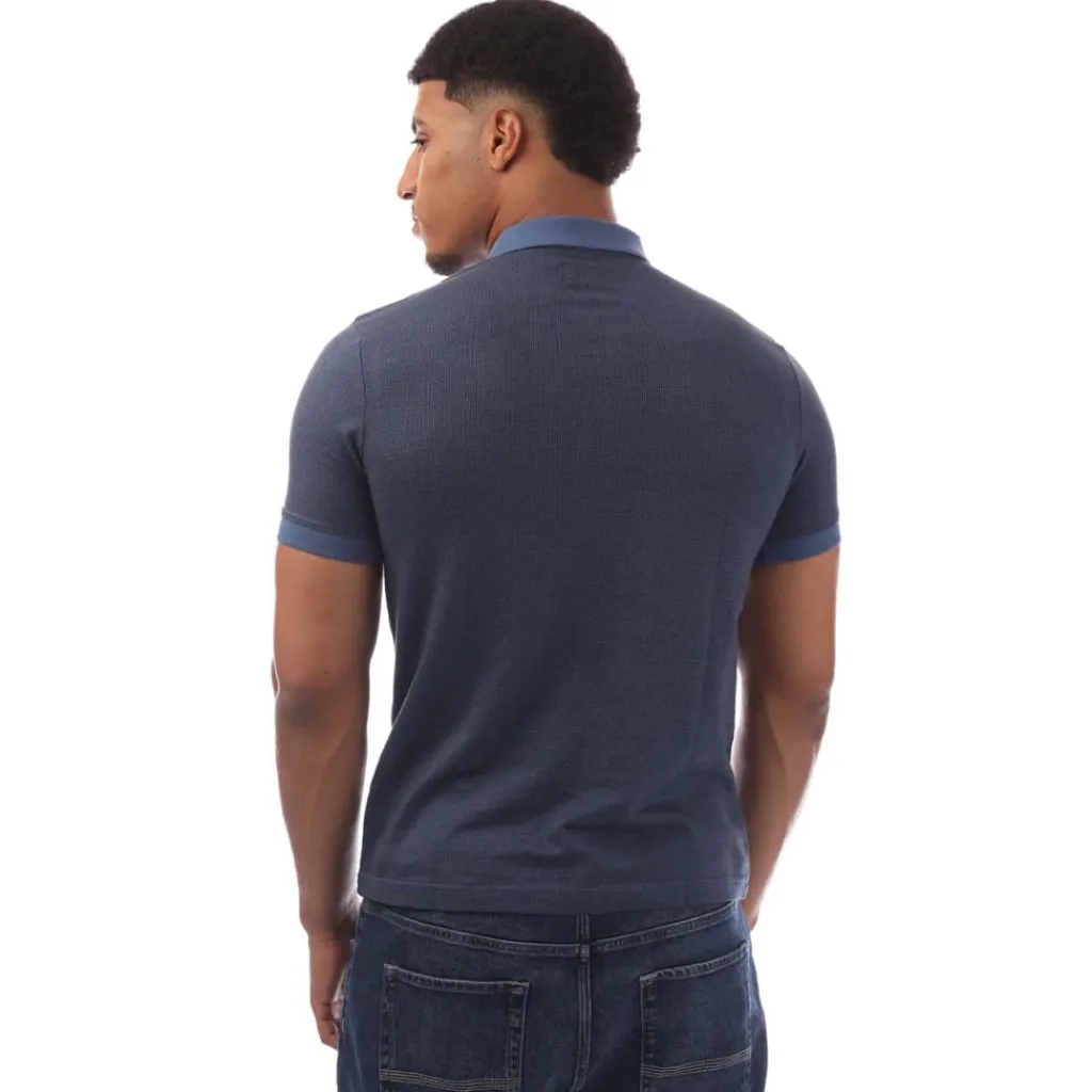 Polo Shirts*Farah Mens Stafford Polo Shirt in Blue