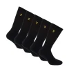 Underwear And Socks*Farah Tommley 5-Pack Sports Crew Socks in Black