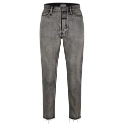 Jeans*Fear Of God Five Pocket Straight Fit Jeans in Grey