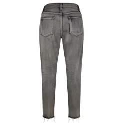 Jeans*Fear Of God Five Pocket Straight Fit Jeans in Grey