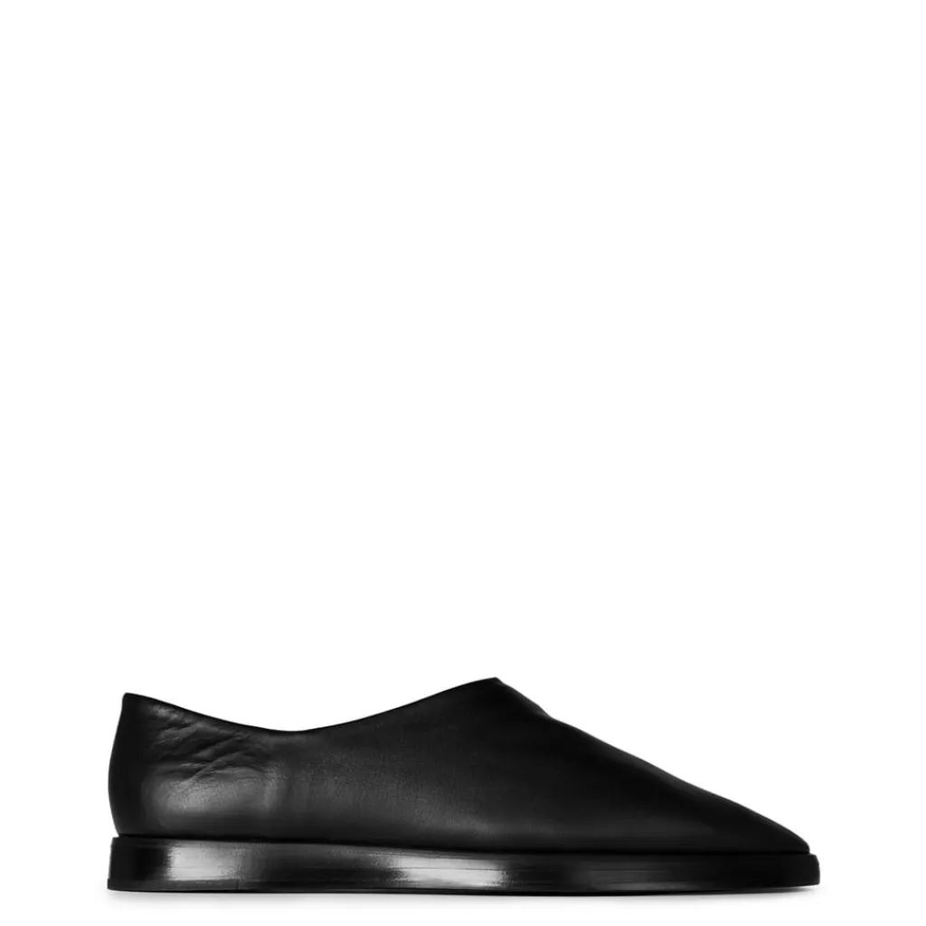 Shoes*Fear Of God Fog Leather Mule in Black