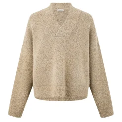 Knitwear*Fear Of God Overlapped V Neck Sweater in Beige