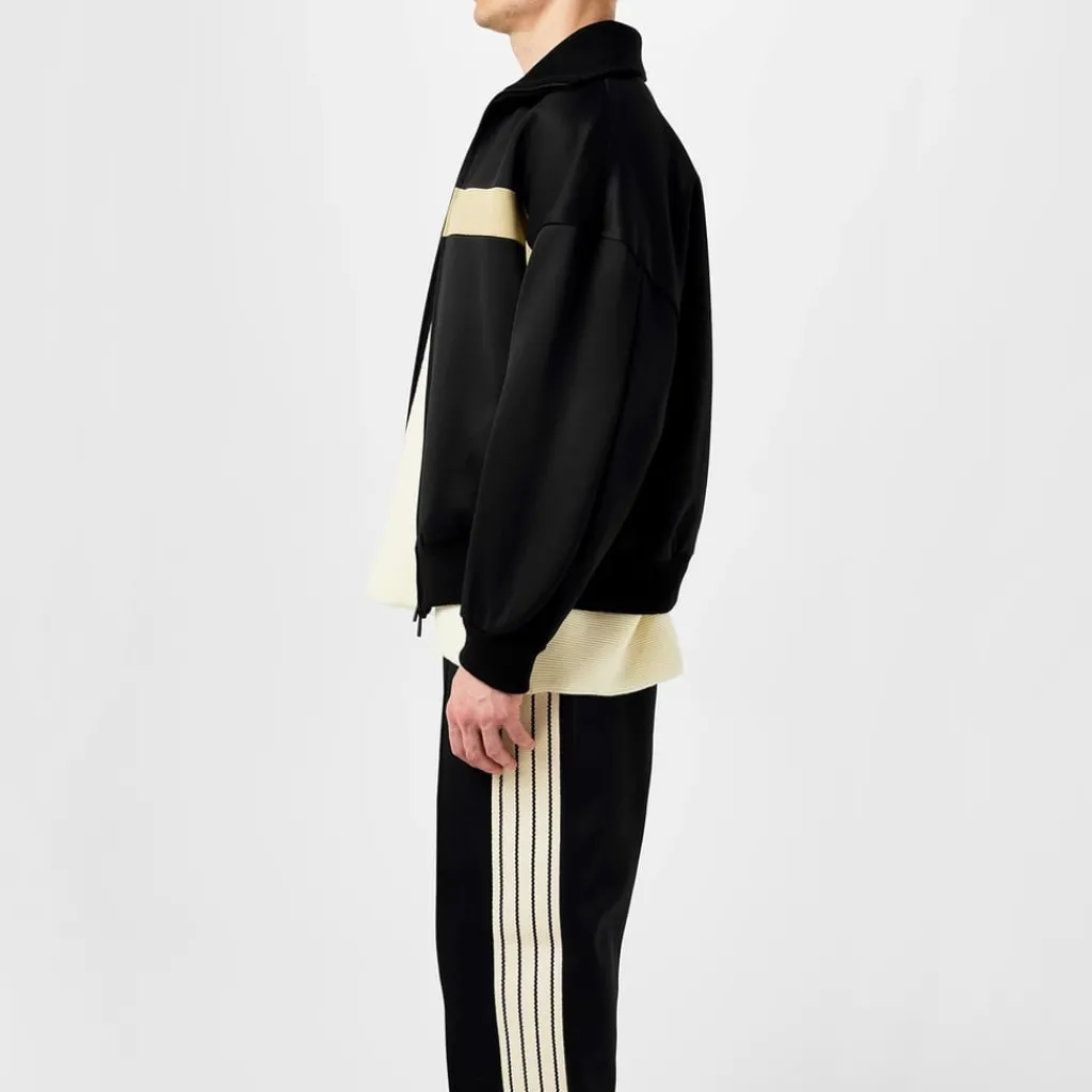 Tracksuits*Fear Of God Stripe Track Jacket in Black