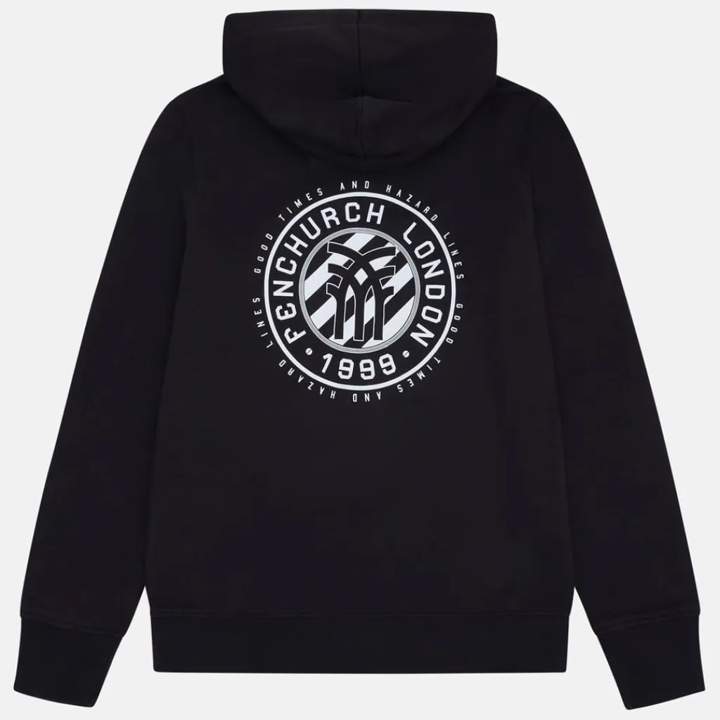 Hoodies*Fenchurch Hazard Hoody in Black