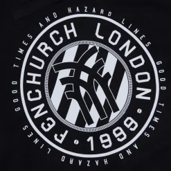 Hoodies*Fenchurch Hazard Hoody in Black