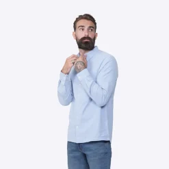 Shirts*Firetrap Basic Oxford Shirt in Blue