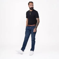 Jeans*Firetrap Belted Jeans in Blue