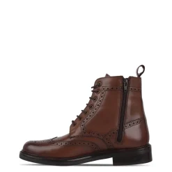 Boots*Firetrap Brogue Boot Sn54 in Brown