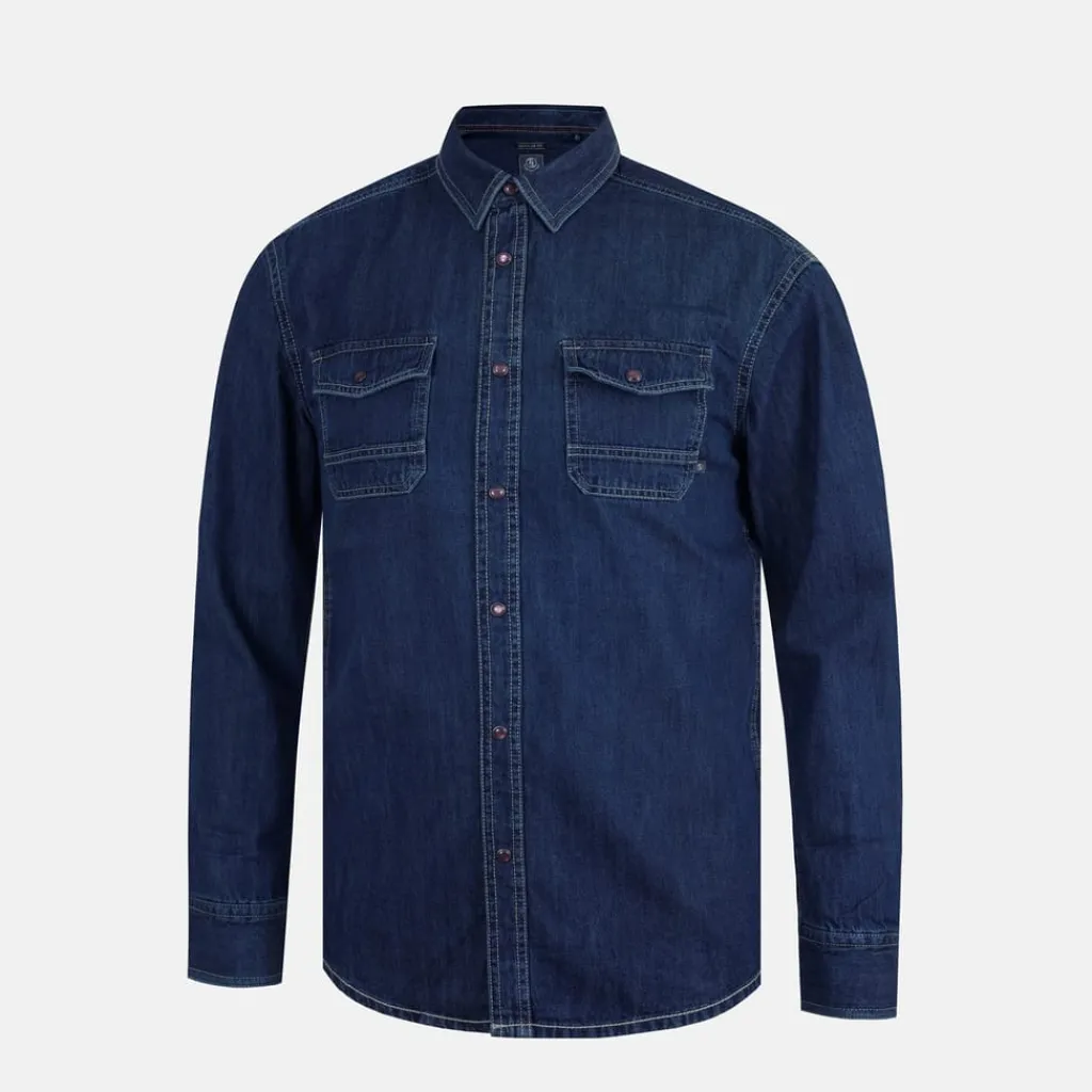 Shirts*Firetrap Denim Shirt in Blue