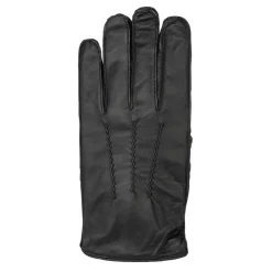 Gloves-Scarves-Umbrellas*Firetrap Leather Cashmere Lining Glove Sn54 in Black