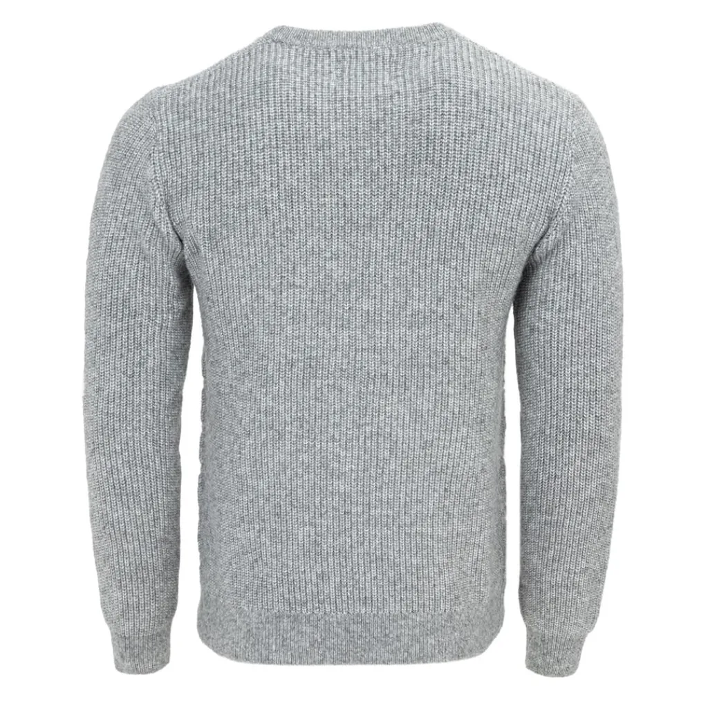 Knitwear*Firetrap Long Sleeve Crew Neck Sweater in Grey