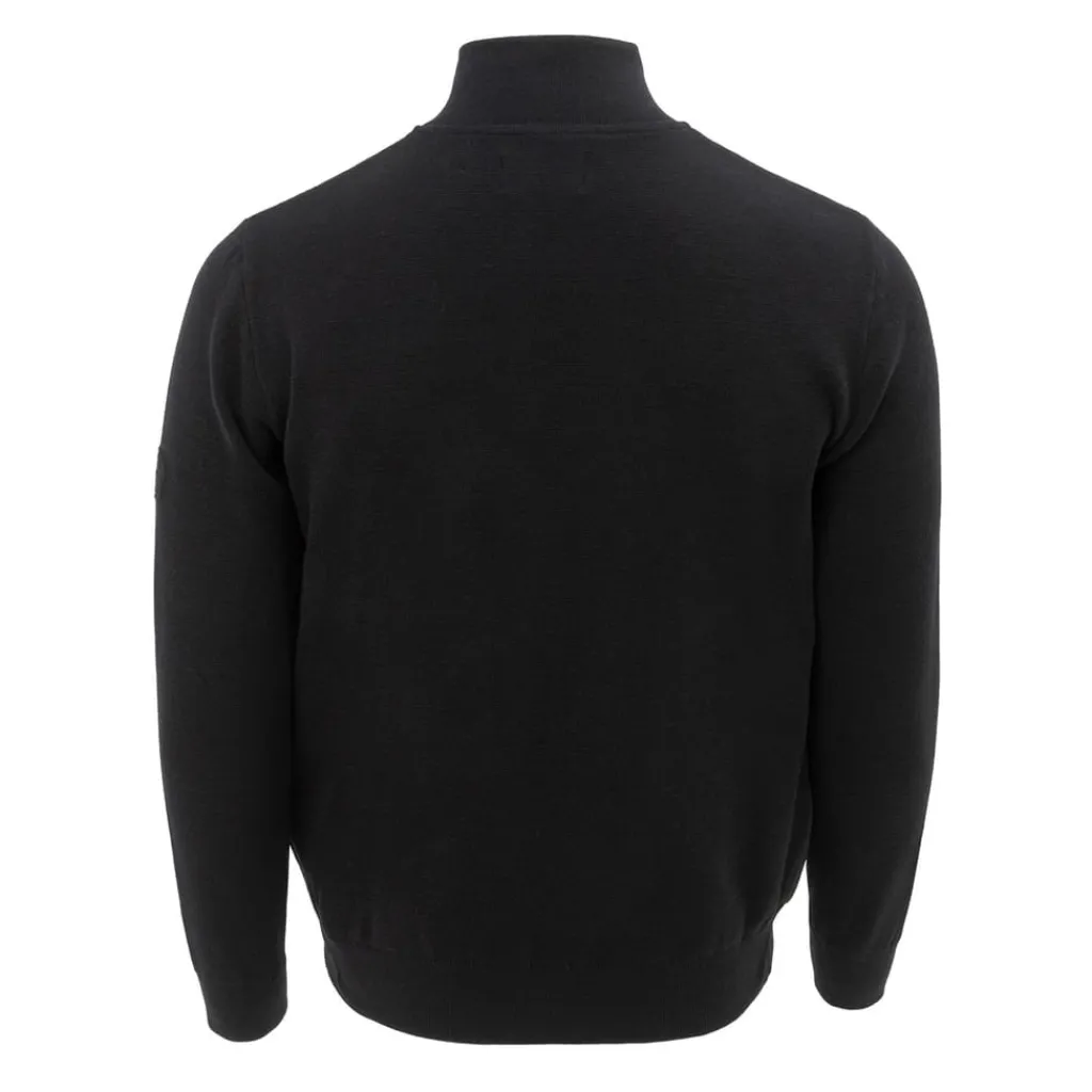 Knitwear*Firetrap Men Hybrid Jacket in Black