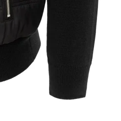 Knitwear*Firetrap Men Hybrid Jacket in Black