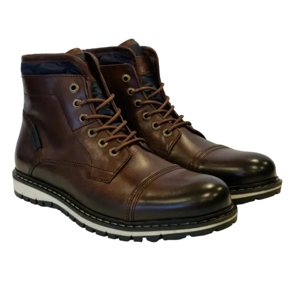 Boots*Firetrap Mens Aubin Mess Boots in Brown