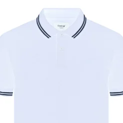 Polo Shirts*Firetrap Mens Lazer Polo Shirt in White