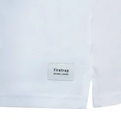 Polo Shirts*Firetrap Mens Lazer Polo Shirt in White