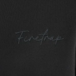 Tracksuits*Firetrap Mens Quarter Zip Tracksuits in Black
