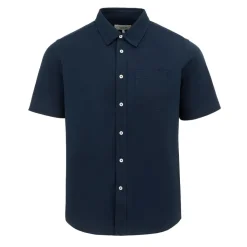 Shirts*Firetrap Mens Short Sleeve Oxford Shirt in Blue