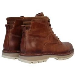 Boots*Firetrap Ralf Hiking Boots with Block Heel in Brown