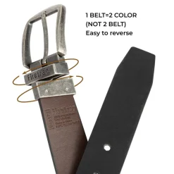 Belts*Firetrap Reversible Belt in Black