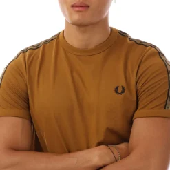 T-Shirts And Vests*Fred Perry Contrast Tape Ringer T-Shirt in Yellow