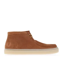 Boots*Fred Perry Dawson Mid Grid Suede Boots in Yellow