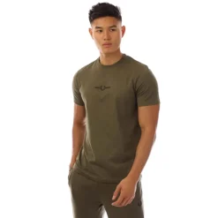 T-Shirts And Vests*Fred Perry Embroidered T-Shirt in Green
