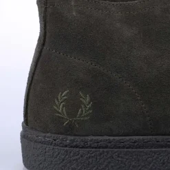 Boots*Fred Perry Hawley Suede Boots in Green