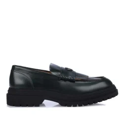 Shoes*Fred Perry Leather Loafers in Green