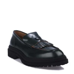 Shoes*Fred Perry Leather Loafers in Green