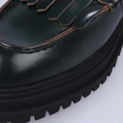 Shoes*Fred Perry Leather Loafers in Green