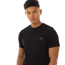 T-Shirts And Vests*Fred Perry Location T-Shirt in Black