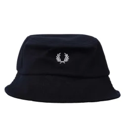 Caps-Hats*Fred Perry Pique Bucket Hat in Navy