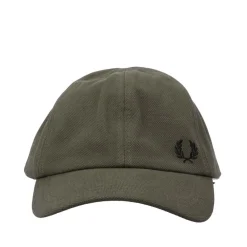Caps-Hats*Fred Perry Pique Classic Cap in Green