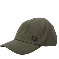 Caps-Hats*Fred Perry Pique Classic Cap in Green